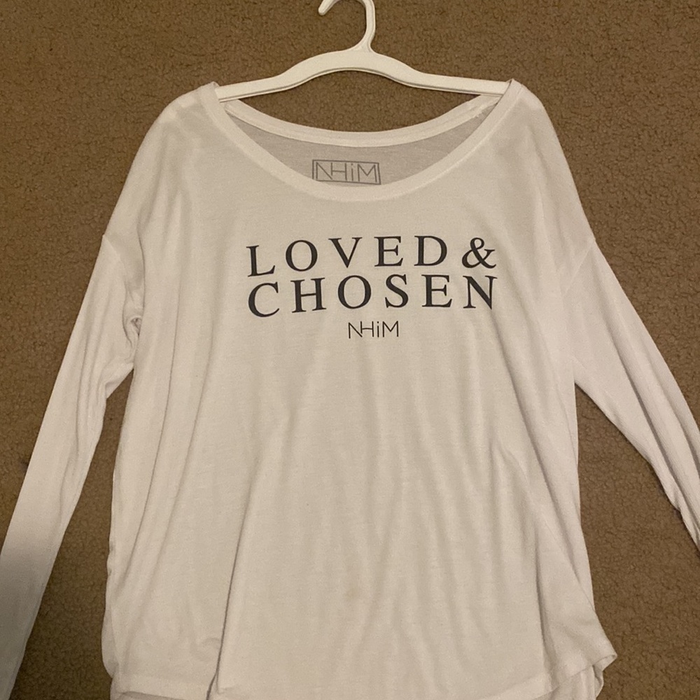 NHIM White Longsleeve Small